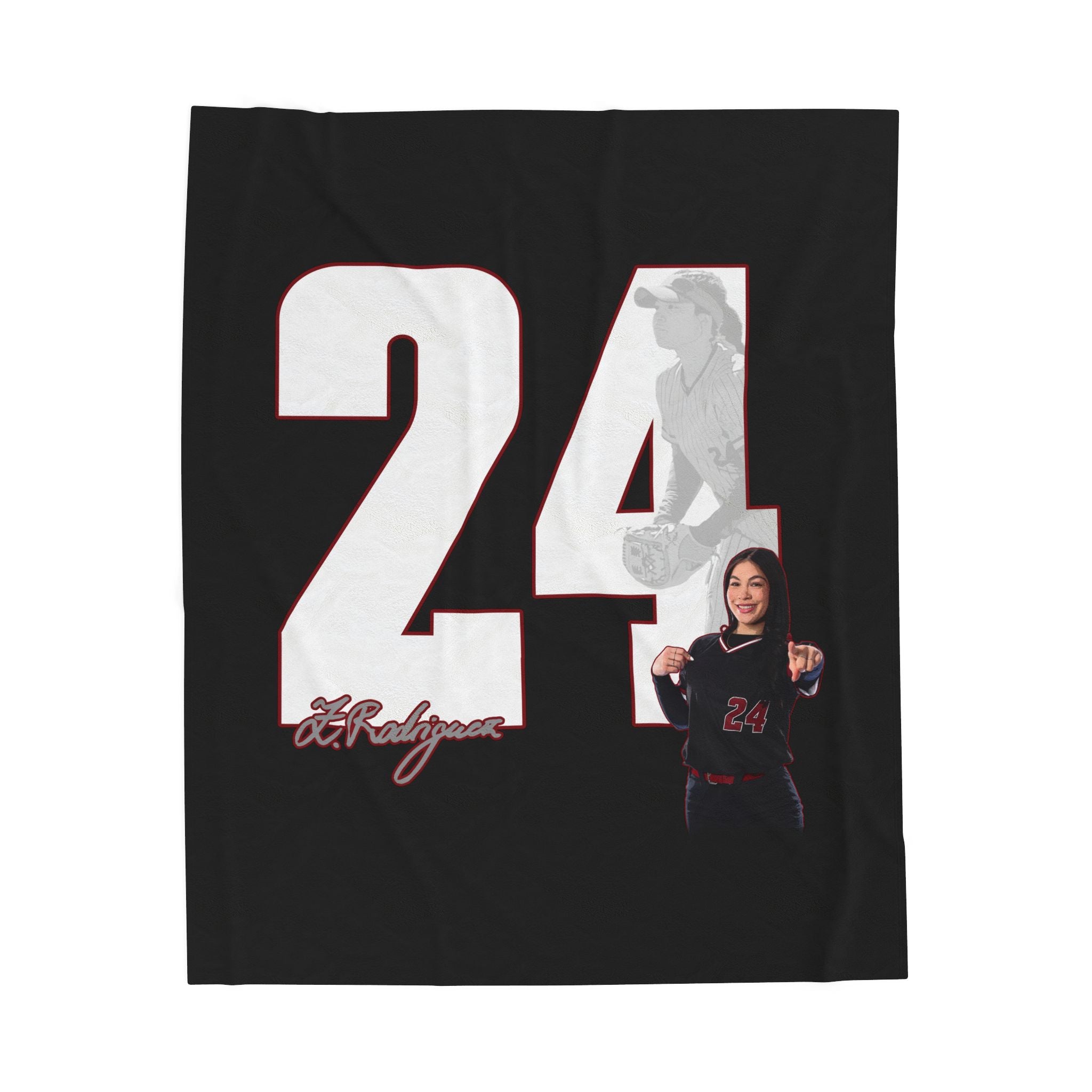 Zantelle Rodriguez Velveteen Plush Blanket