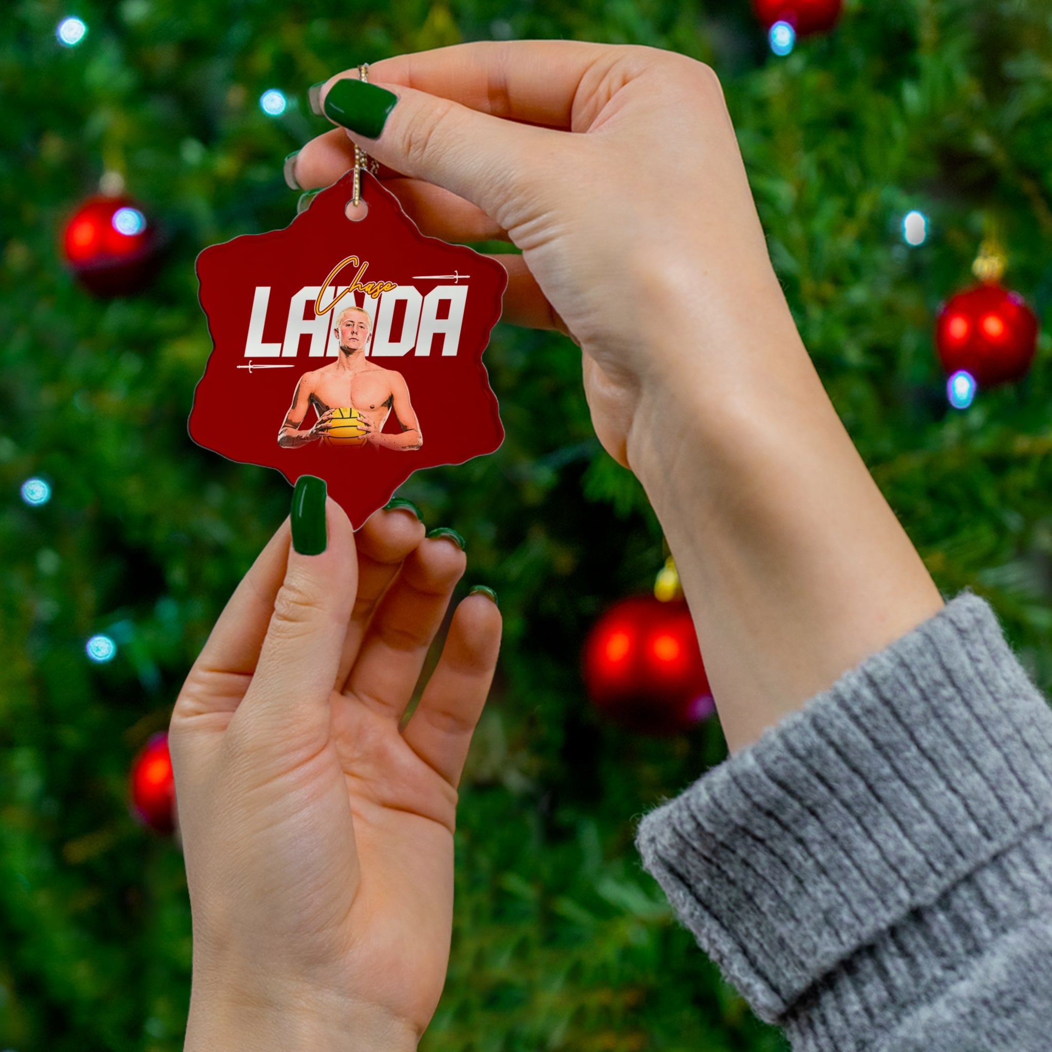 Chase Landa Ceramic Ornament
