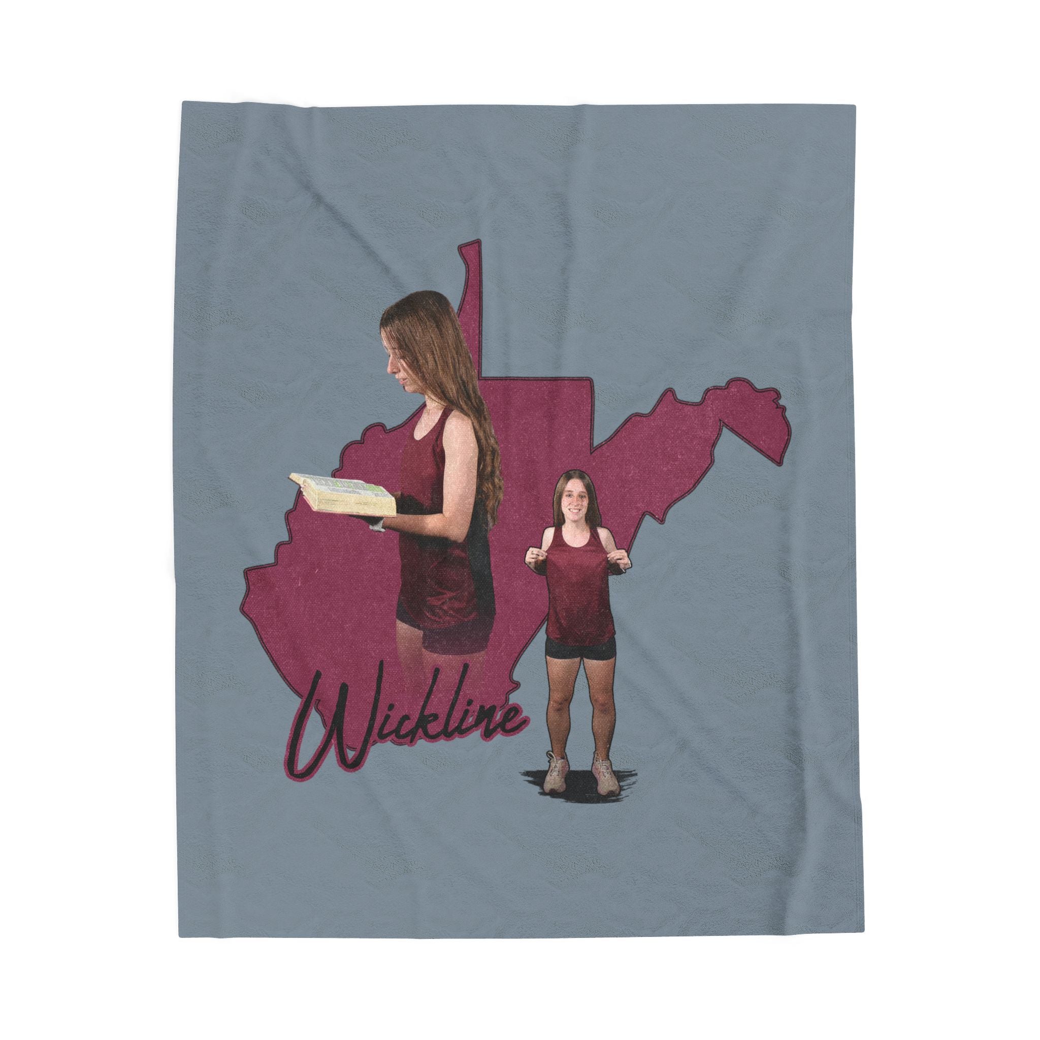 Larissa Wickline Velveteen Plush Blanket