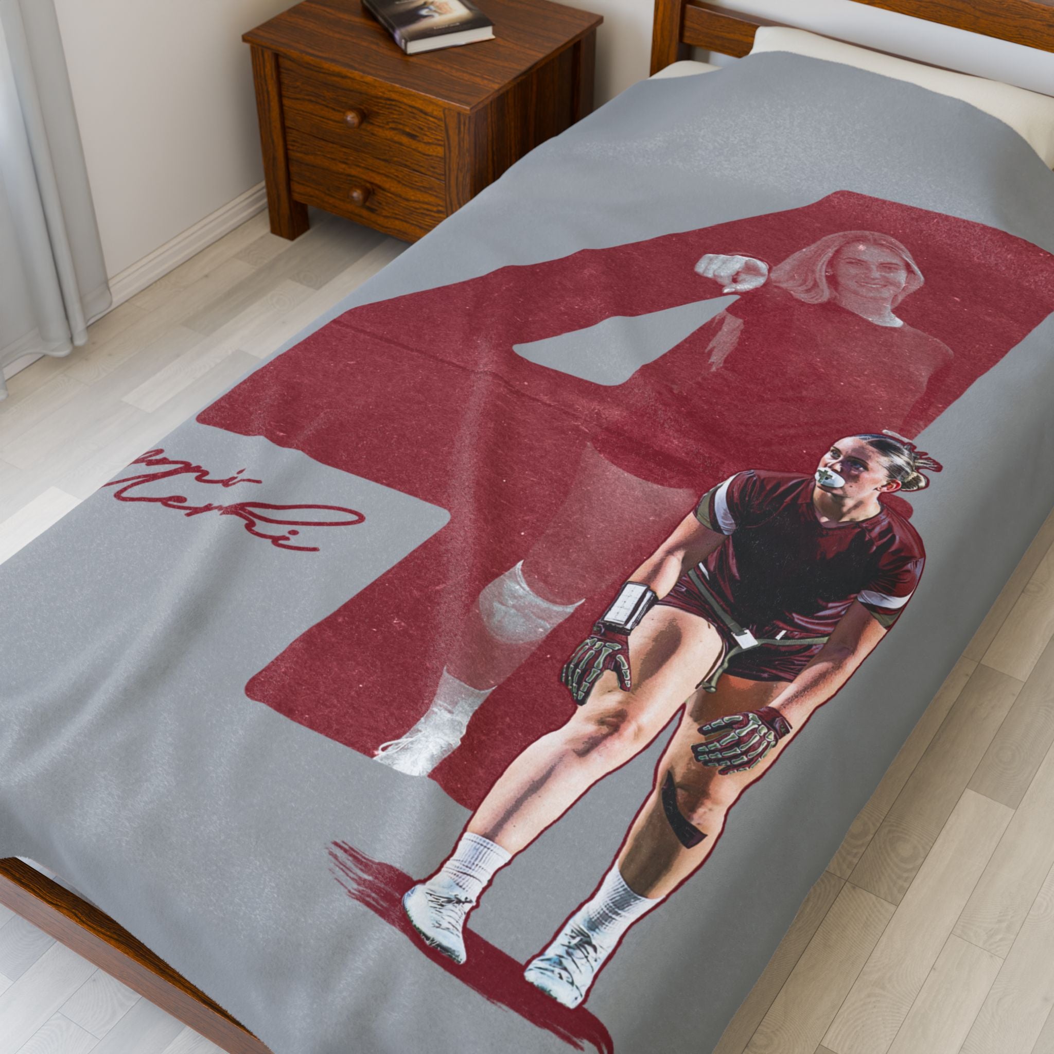 Emmi Merhi Velveteen Plush Blanket