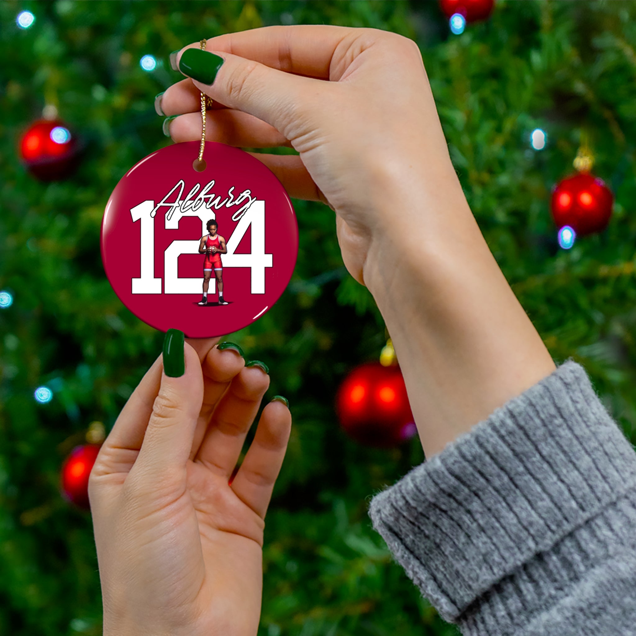 Chanelle Alburg Ceramic Ornament
