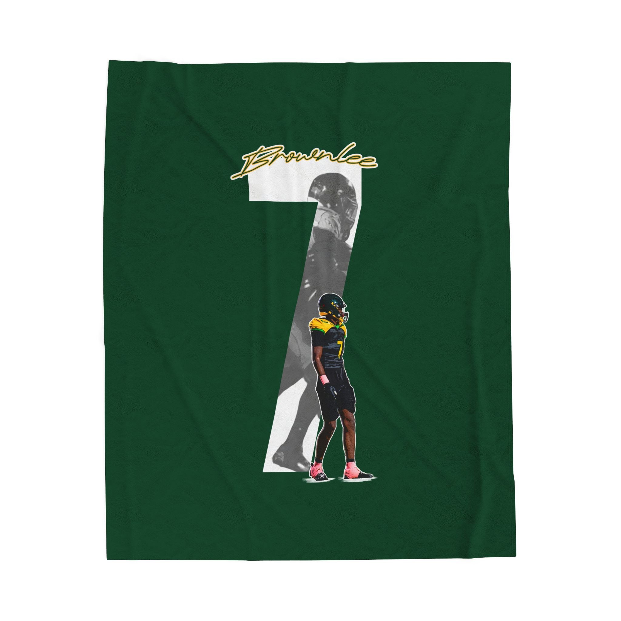Izael Brownlee Velveteen Plush Blanket