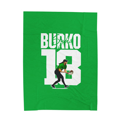 Sydni Burko Velveteen Plush Blanket