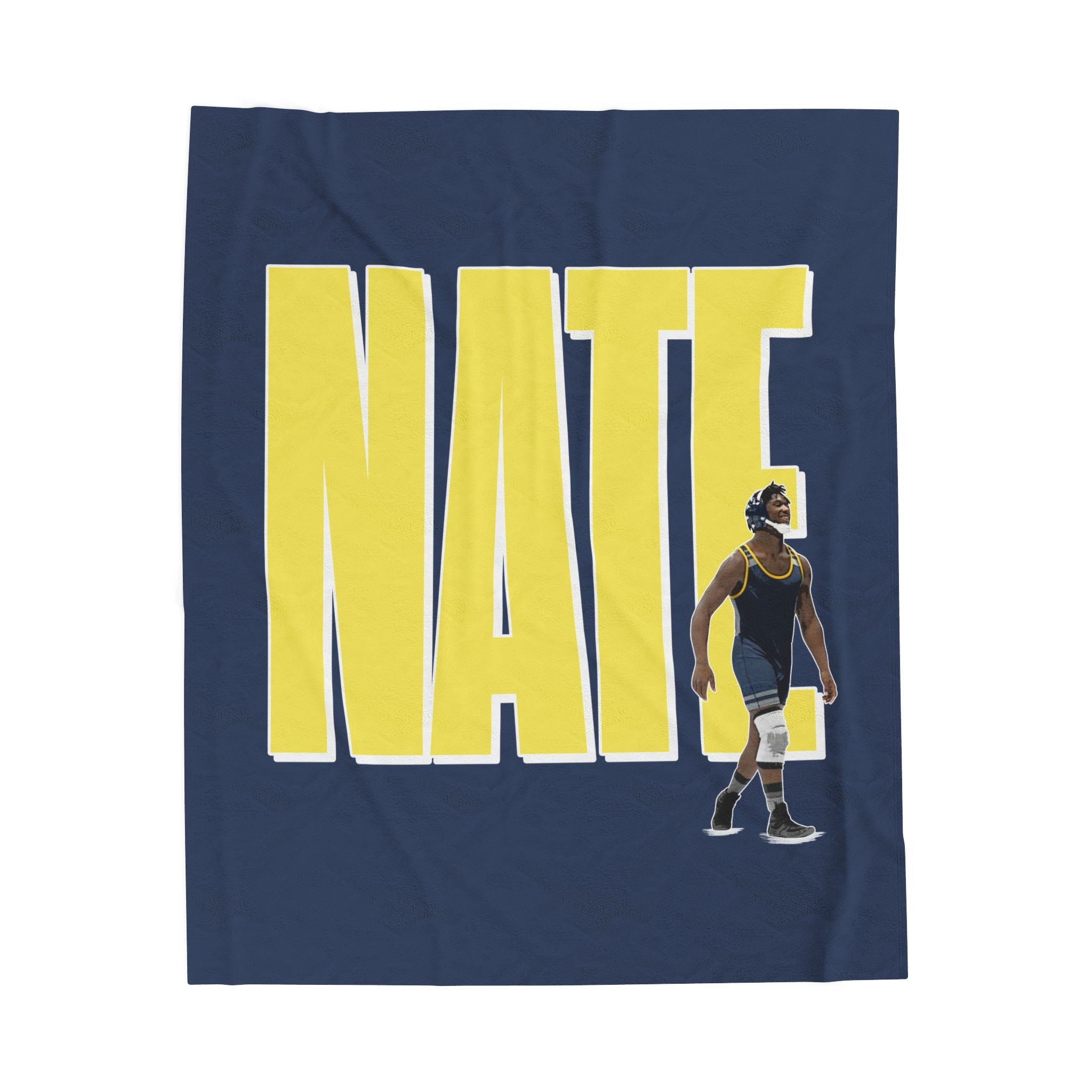 Nate Carter Velveteen Plush Blanket