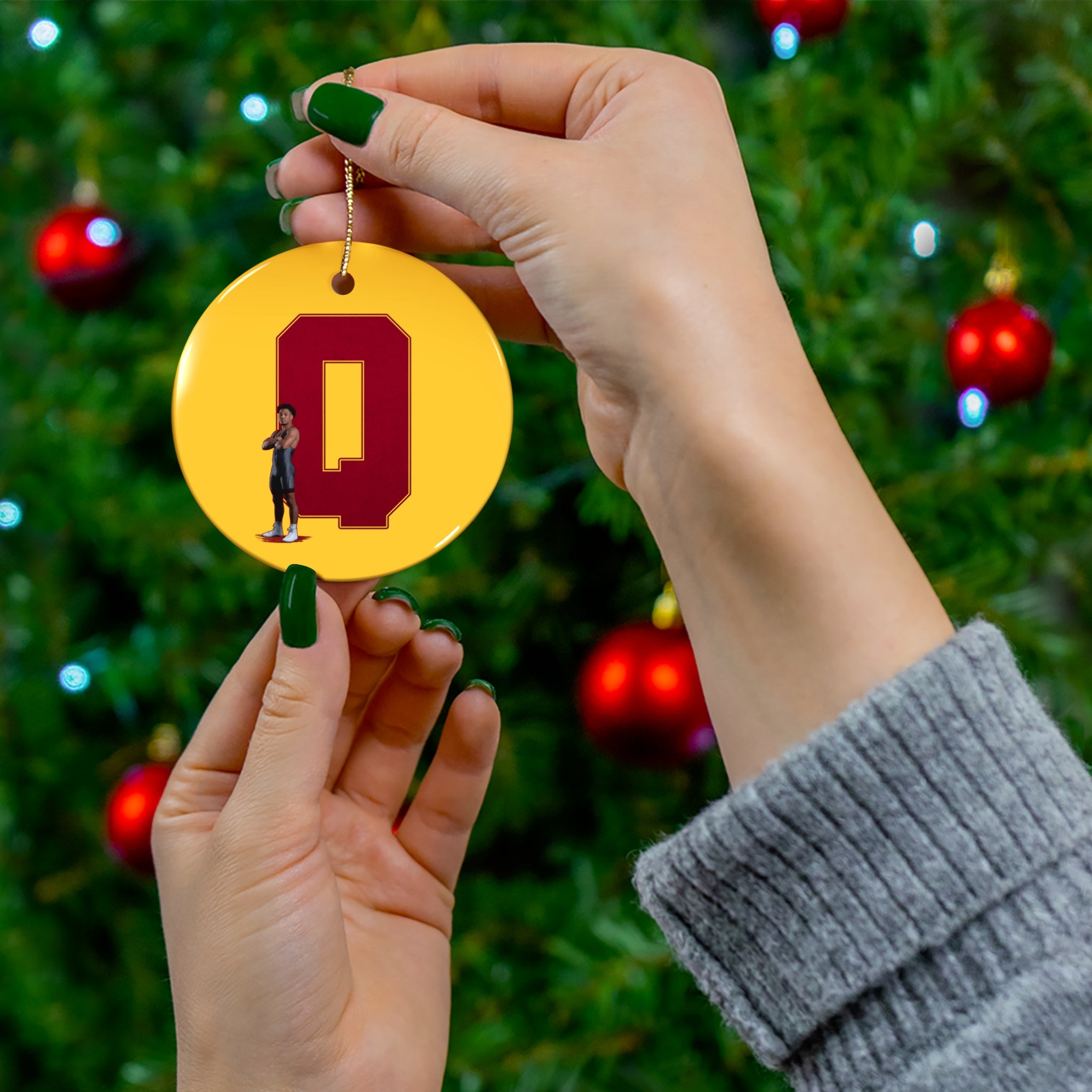 Quincy Hulverson Ceramic Ornament