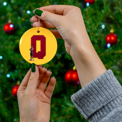 Quincy Hulverson Ceramic Ornament