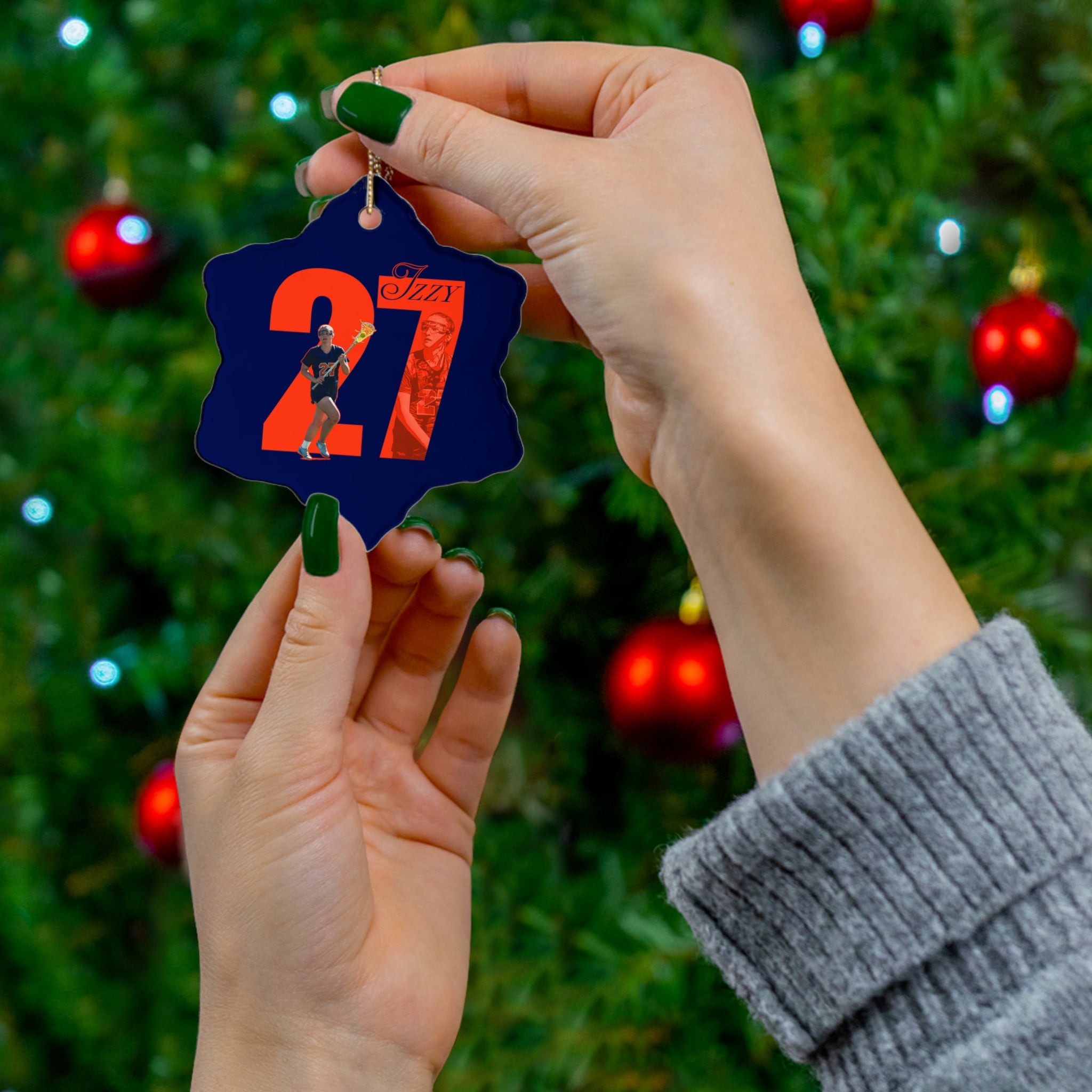 Izzy Lahah Ceramic Ornament