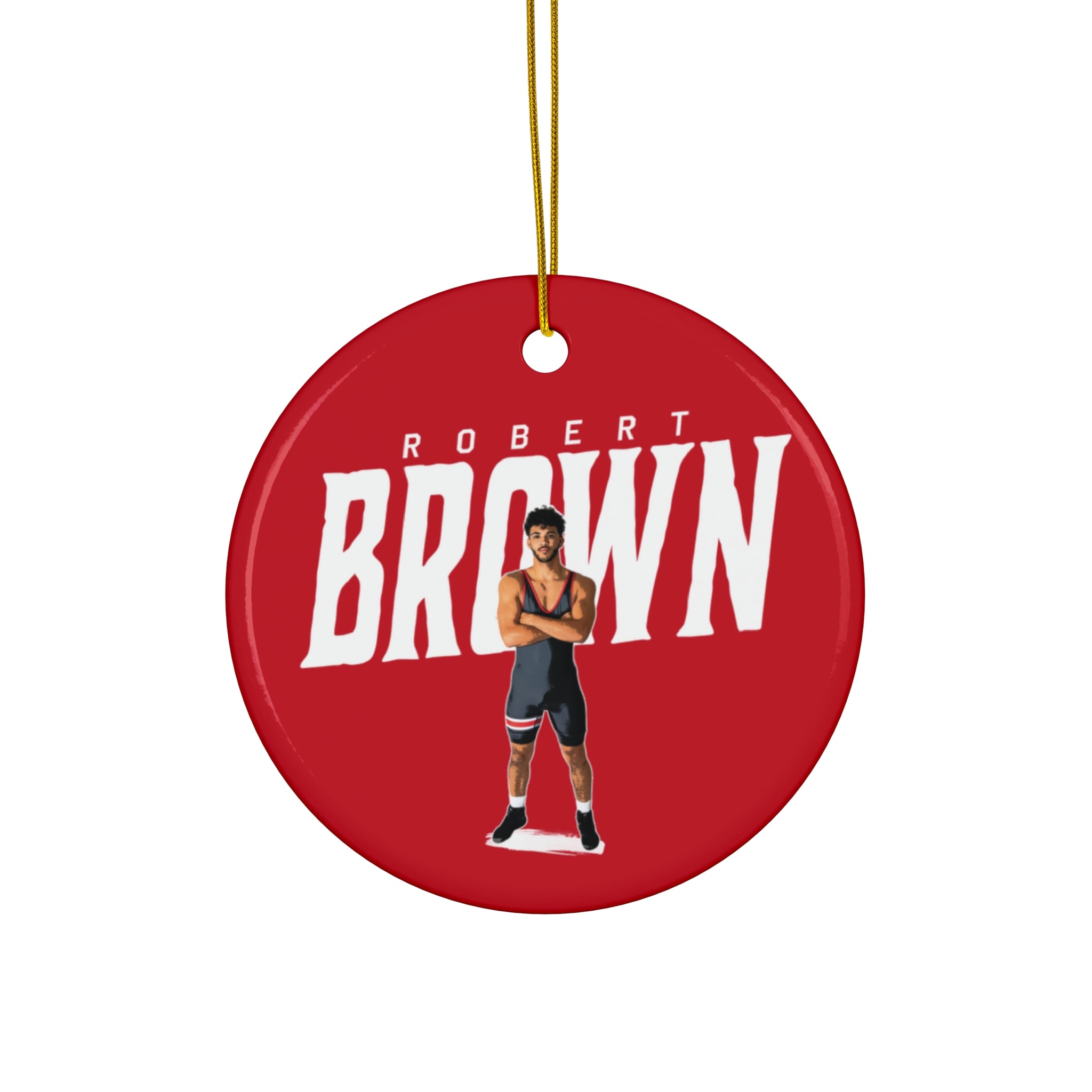 Robert Brown Ceramic Ornament