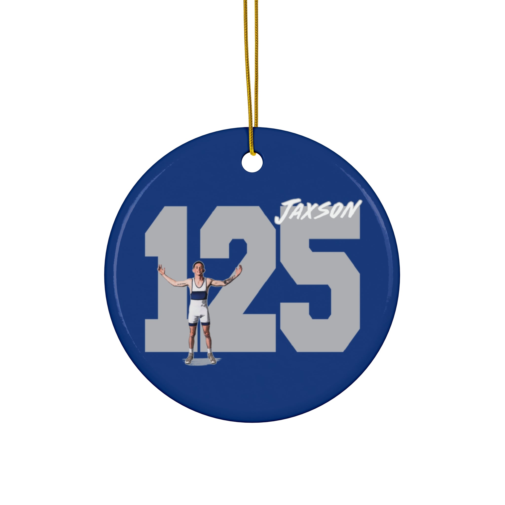 Jaxson Irvine Ceramic Ornament