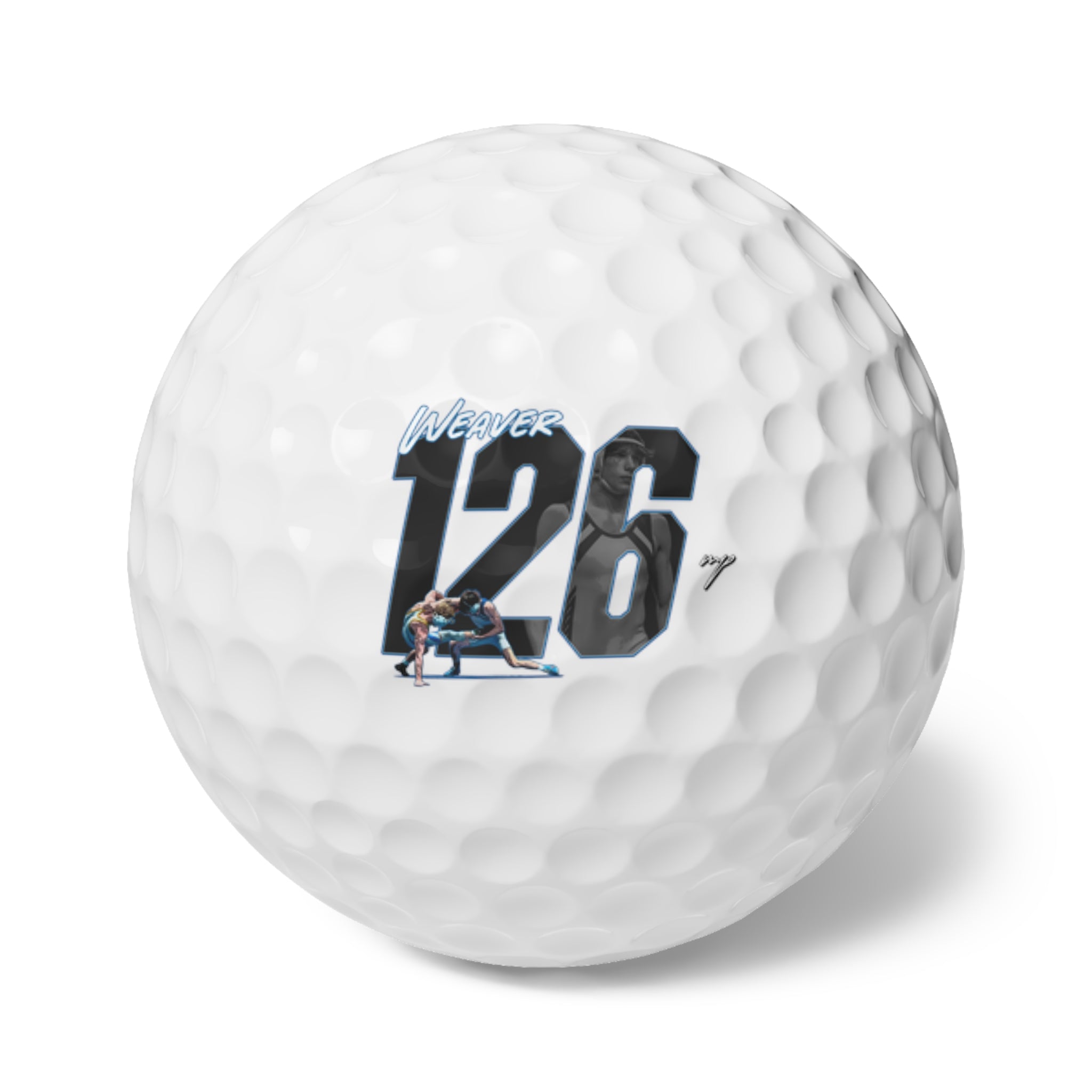 Braiden Weaver Golf Balls, 6pc