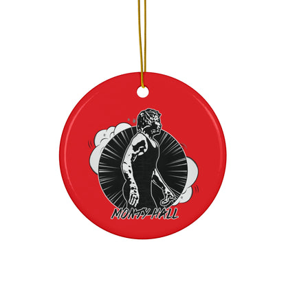 M. Hall Ceramic Ornament