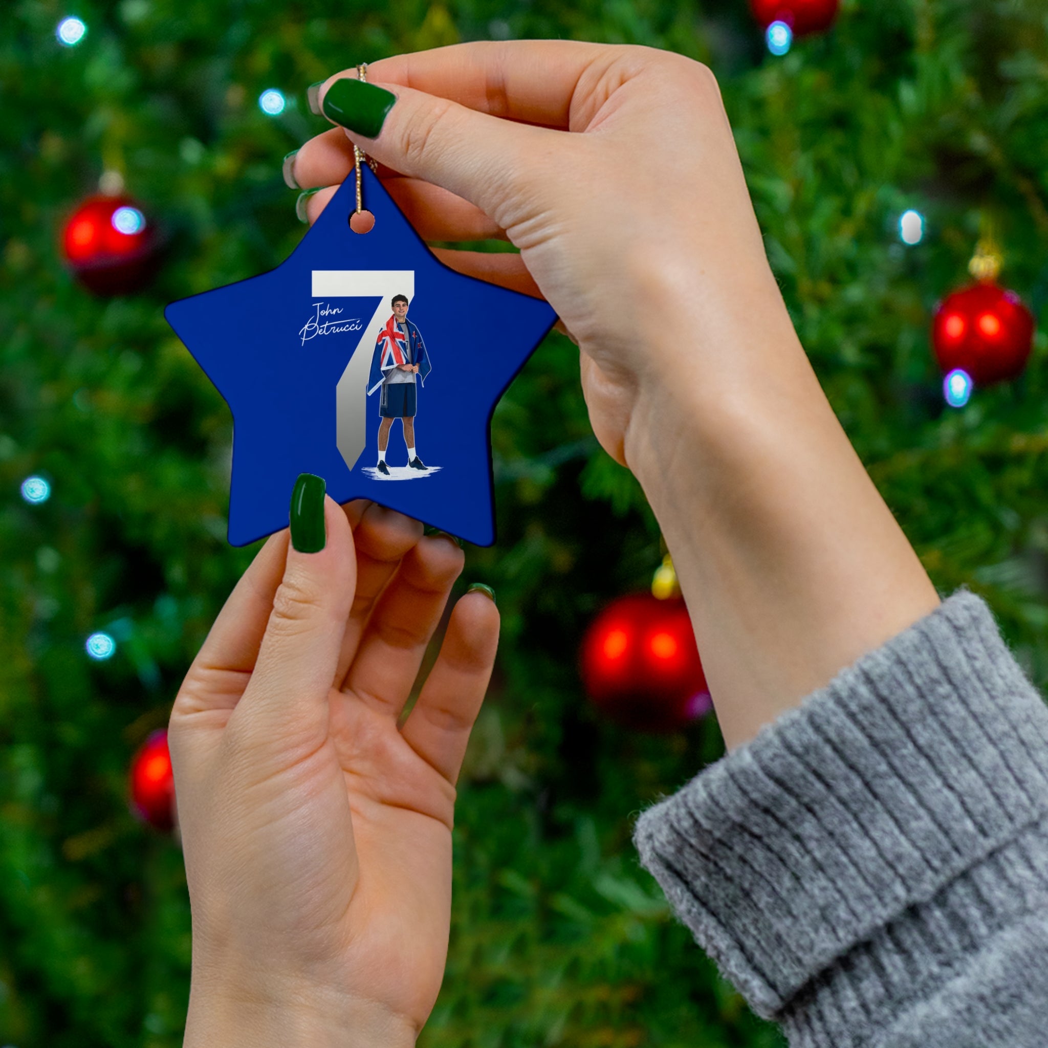 John Petrucci Ceramic Ornament