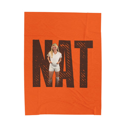 Natalie Hoover Velveteen Plush Blanket