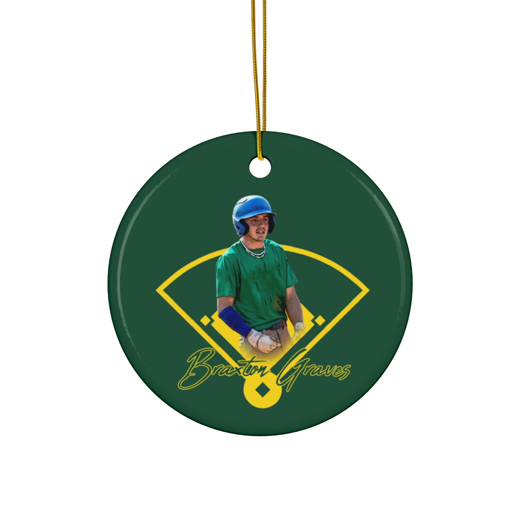 Braxton Graves Ceramic Ornament