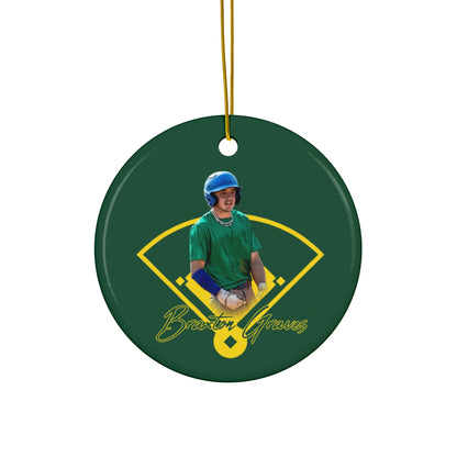 Braxton Graves Ceramic Ornament