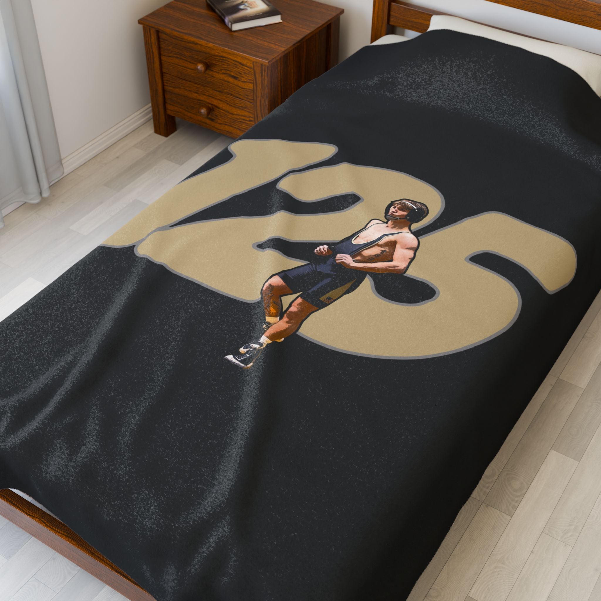 Ashton Jackson Velveteen Plush Blanket