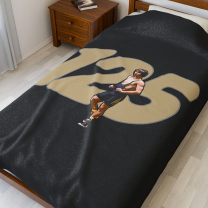 Ashton Jackson Velveteen Plush Blanket