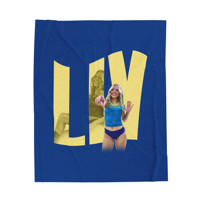 Olivia Priddy Velveteen Plush Blanket