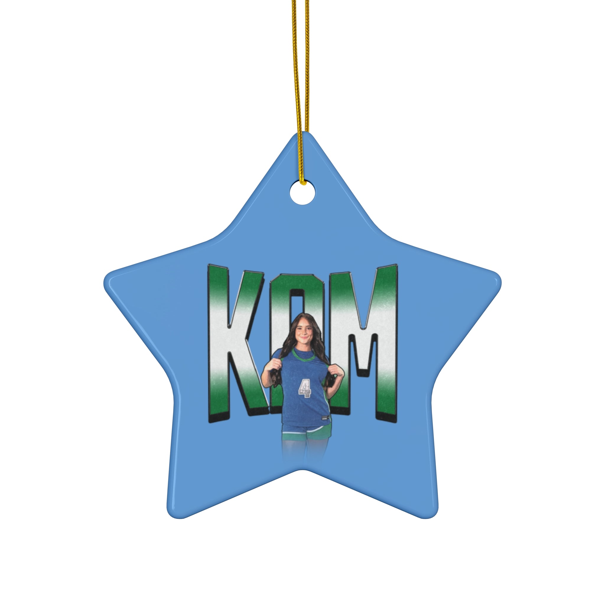 Kam Barnitz Ceramic Ornament