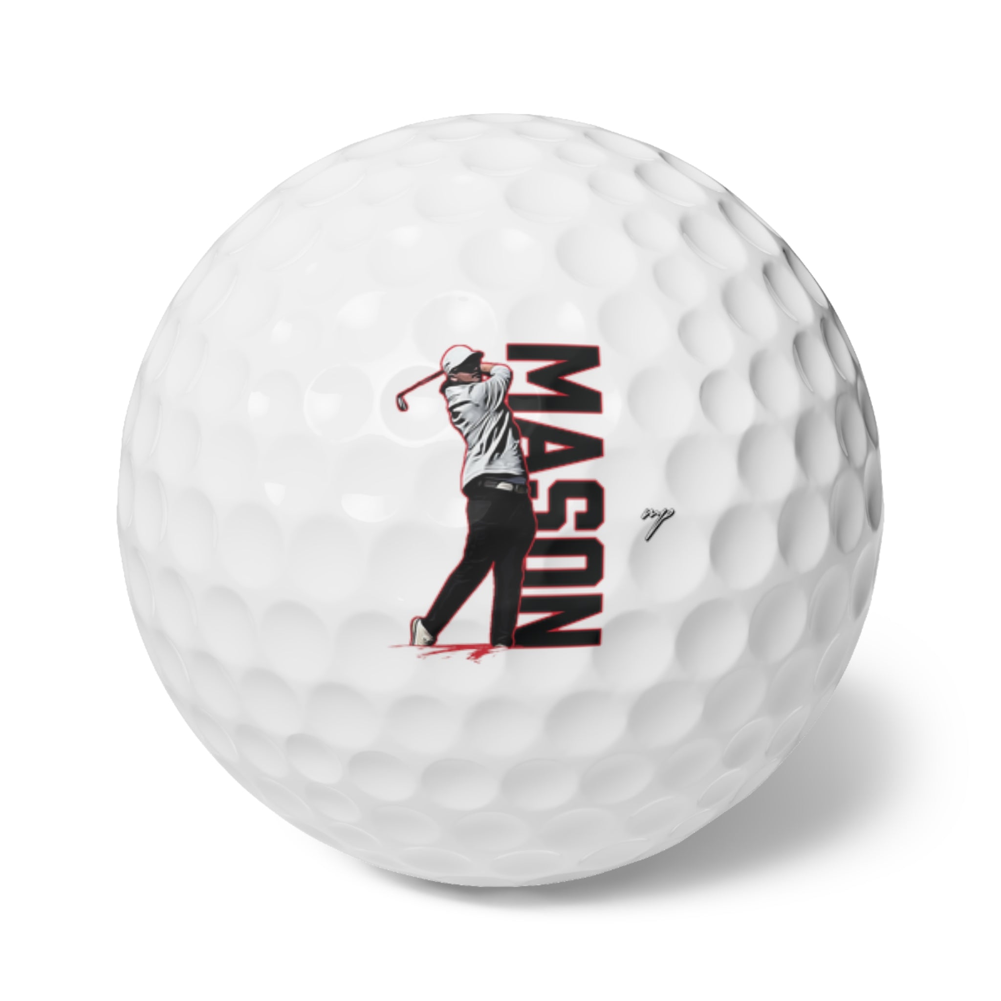 Mason Ward Golf Balls, 6pc