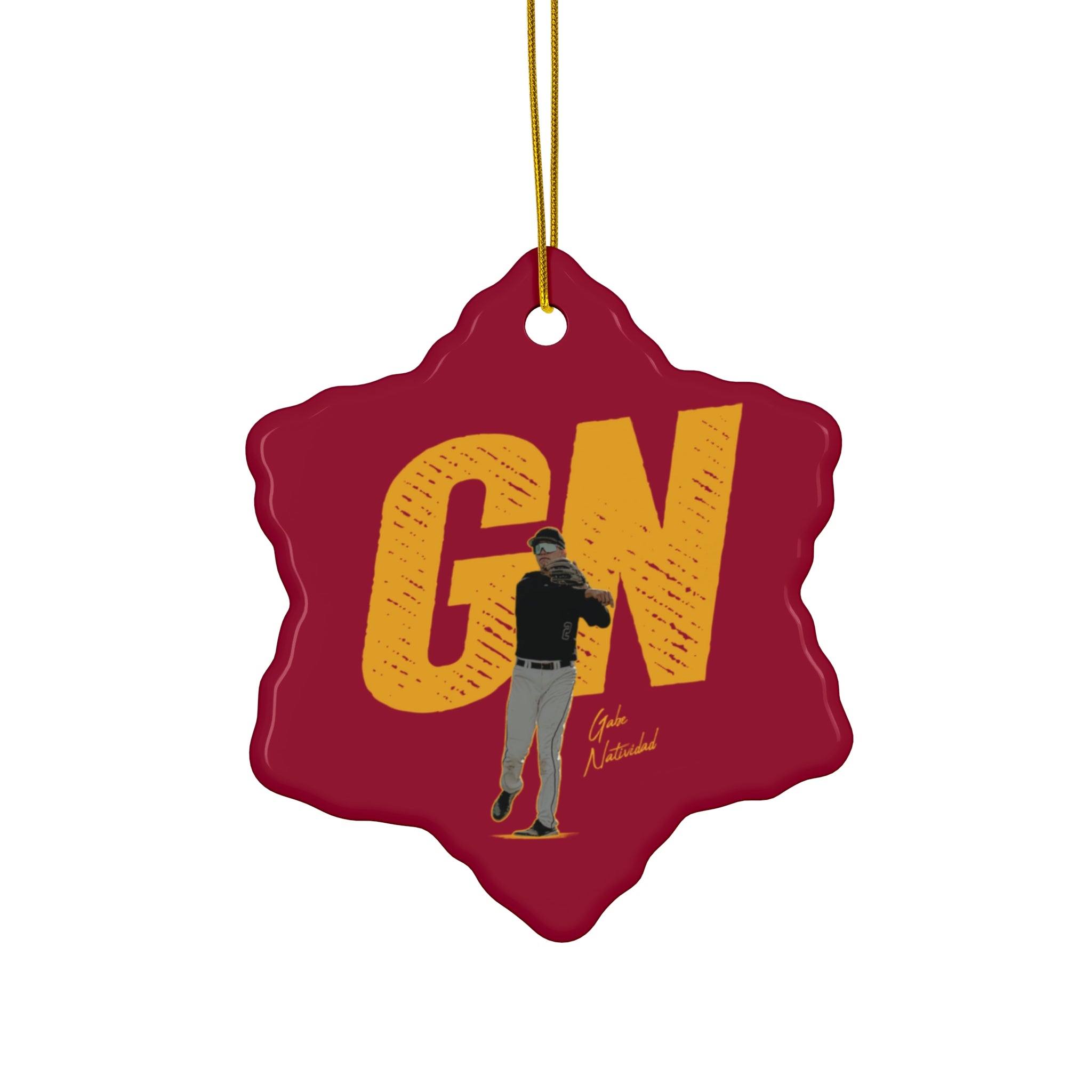 Gabe Natividad Ceramic Ornament