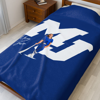 Macey Jarose Velveteen Plush Blanket