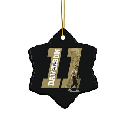 Justine Davidson Ceramic Ornament