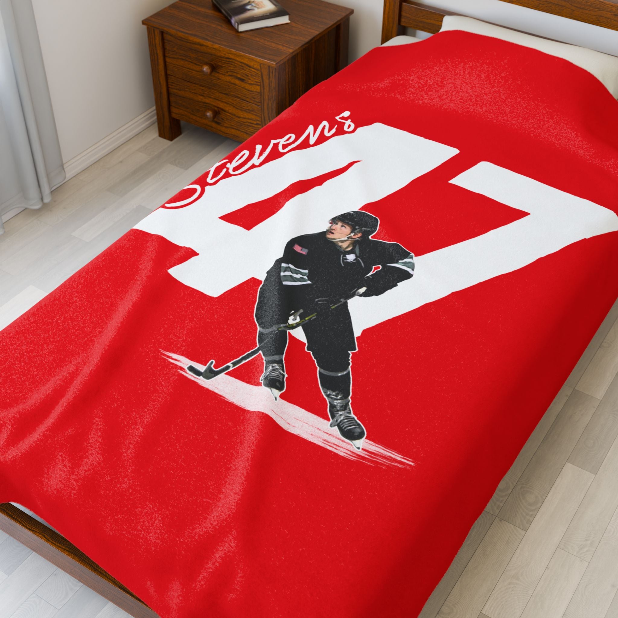 Kyle Stevens Velveteen Plush Blanket