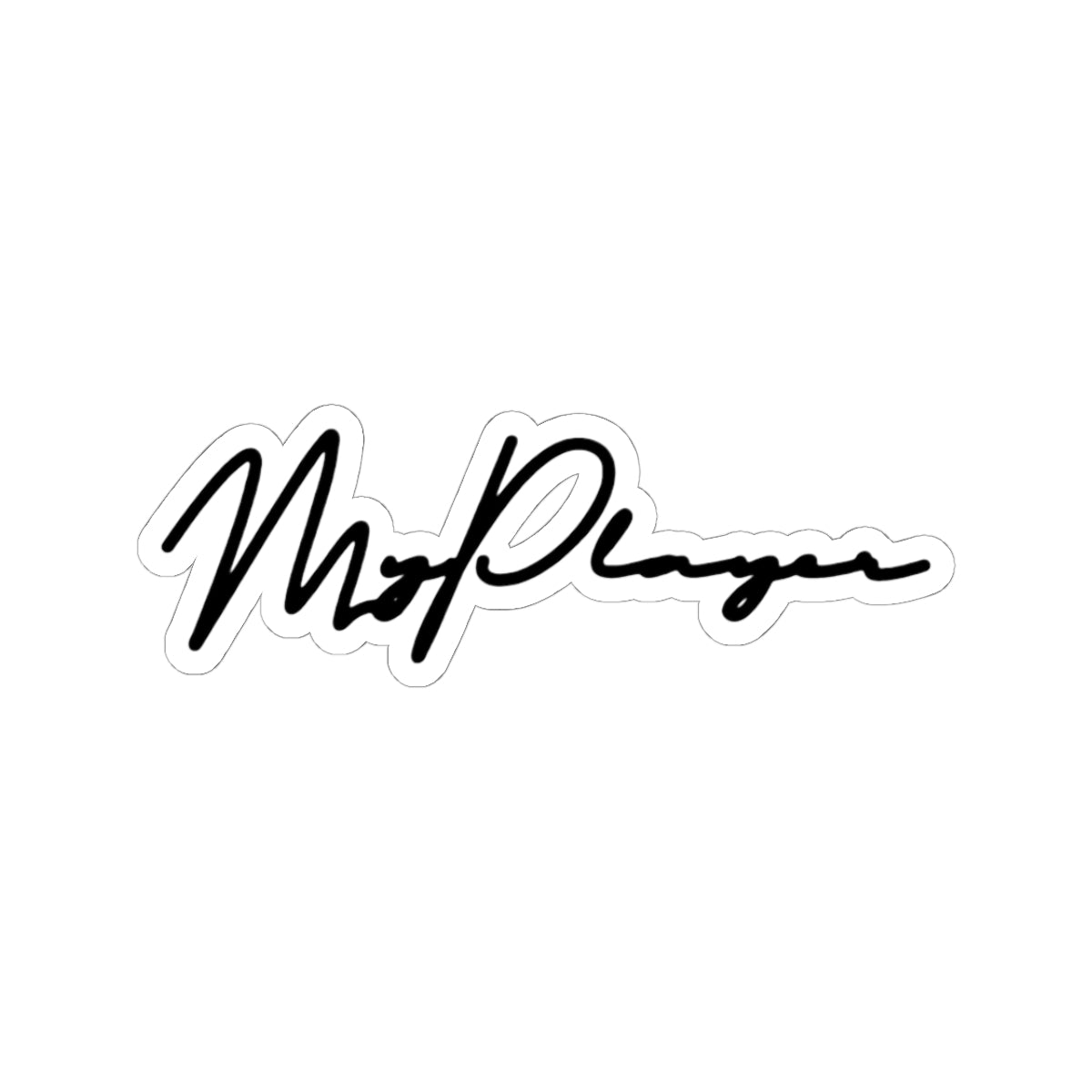MyPlayer Cursive Logo Sticker