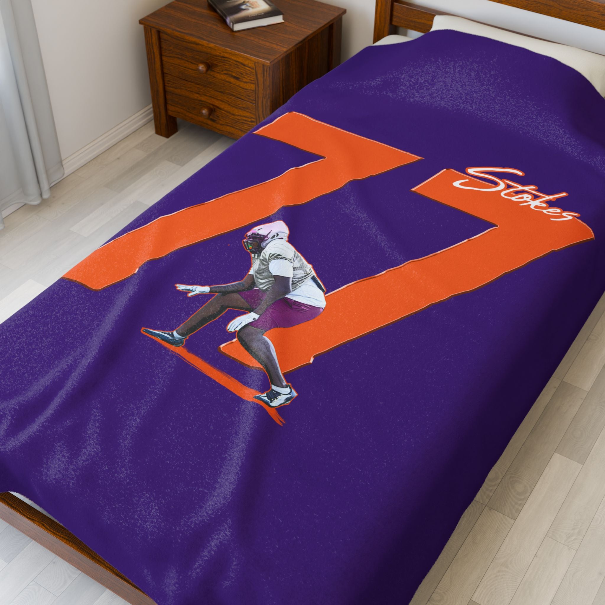 Zyon Stokes Velveteen Plush Blanket