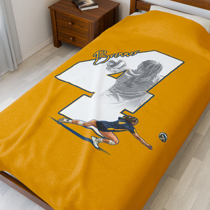 Hailey Brenner Velveteen Plush Blanket