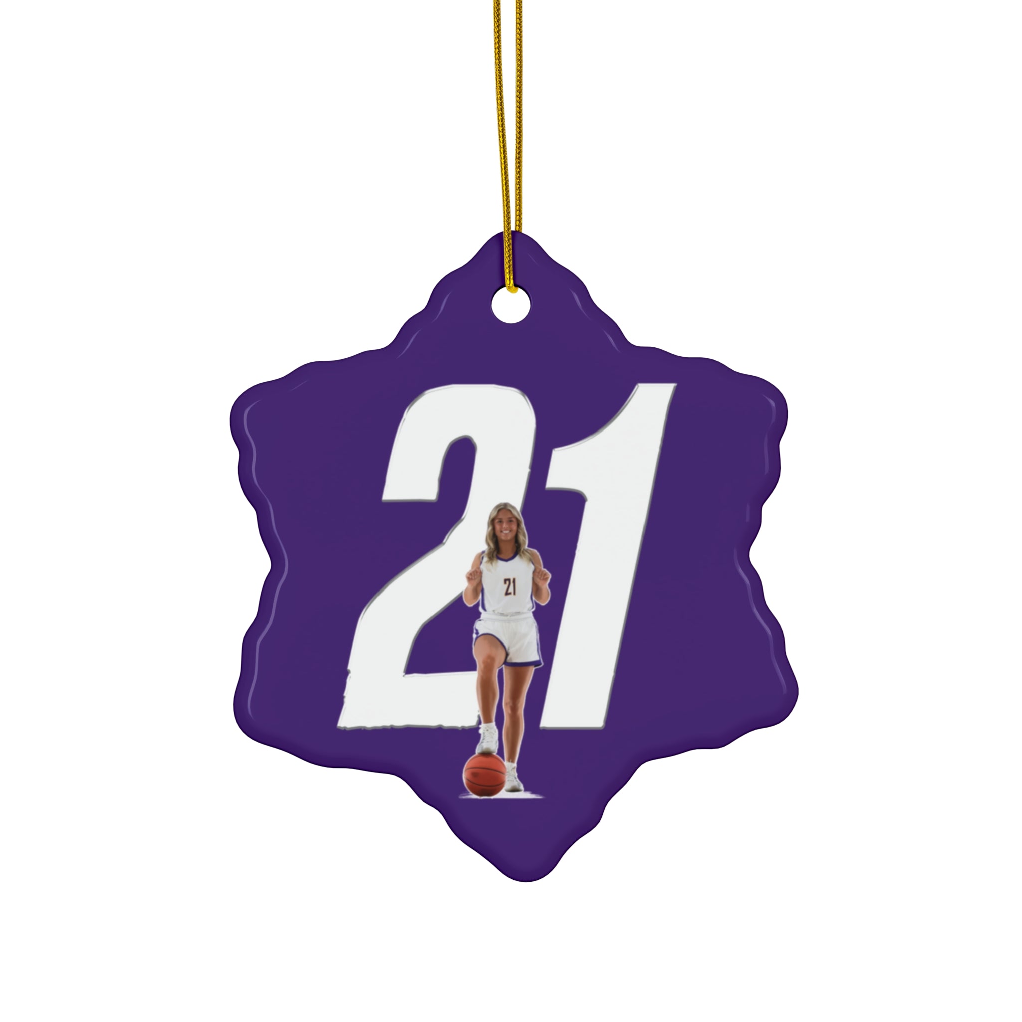Mya Skelton Ceramic Ornament