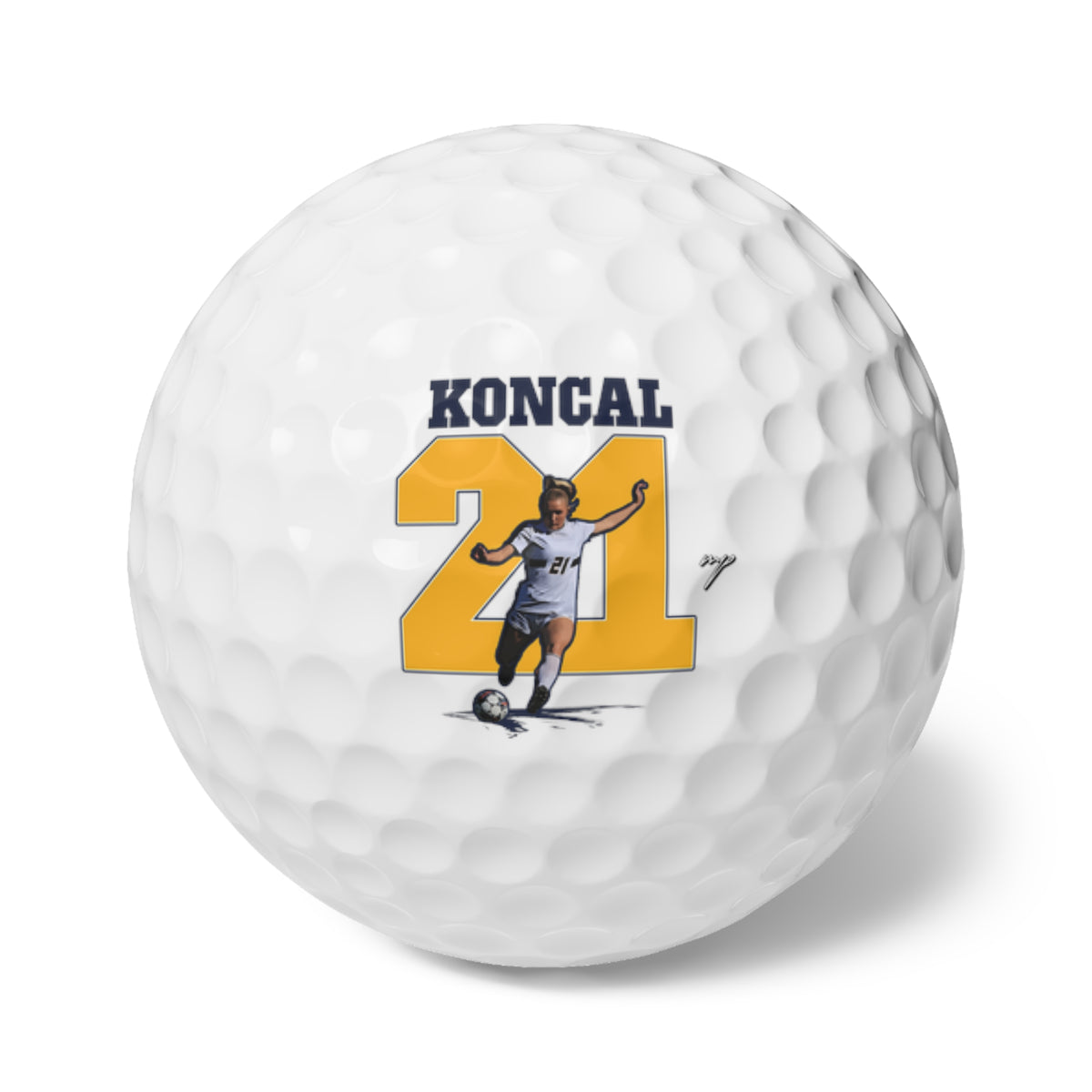 Katie Koncal Golf Balls, 6pc