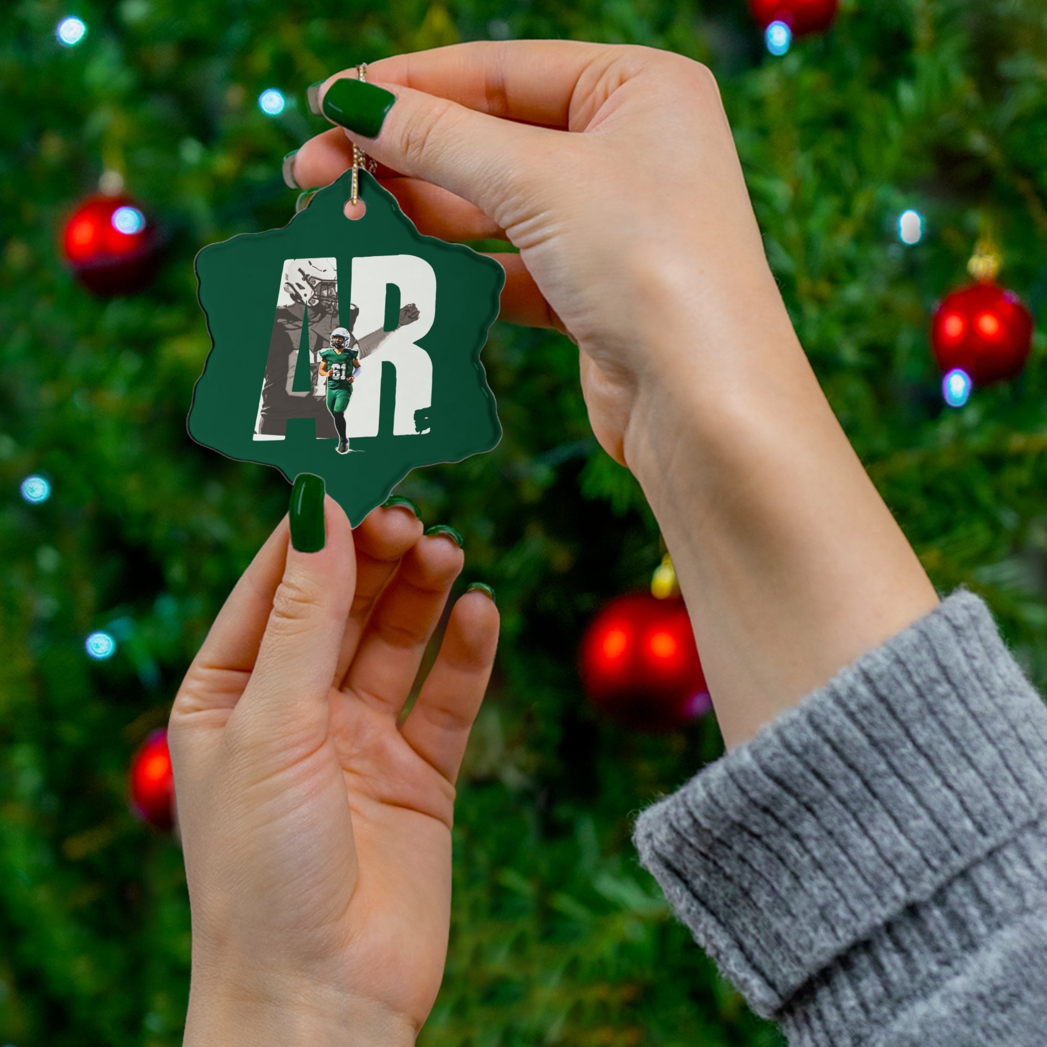 Abraham Rodriguez Ceramic Ornament