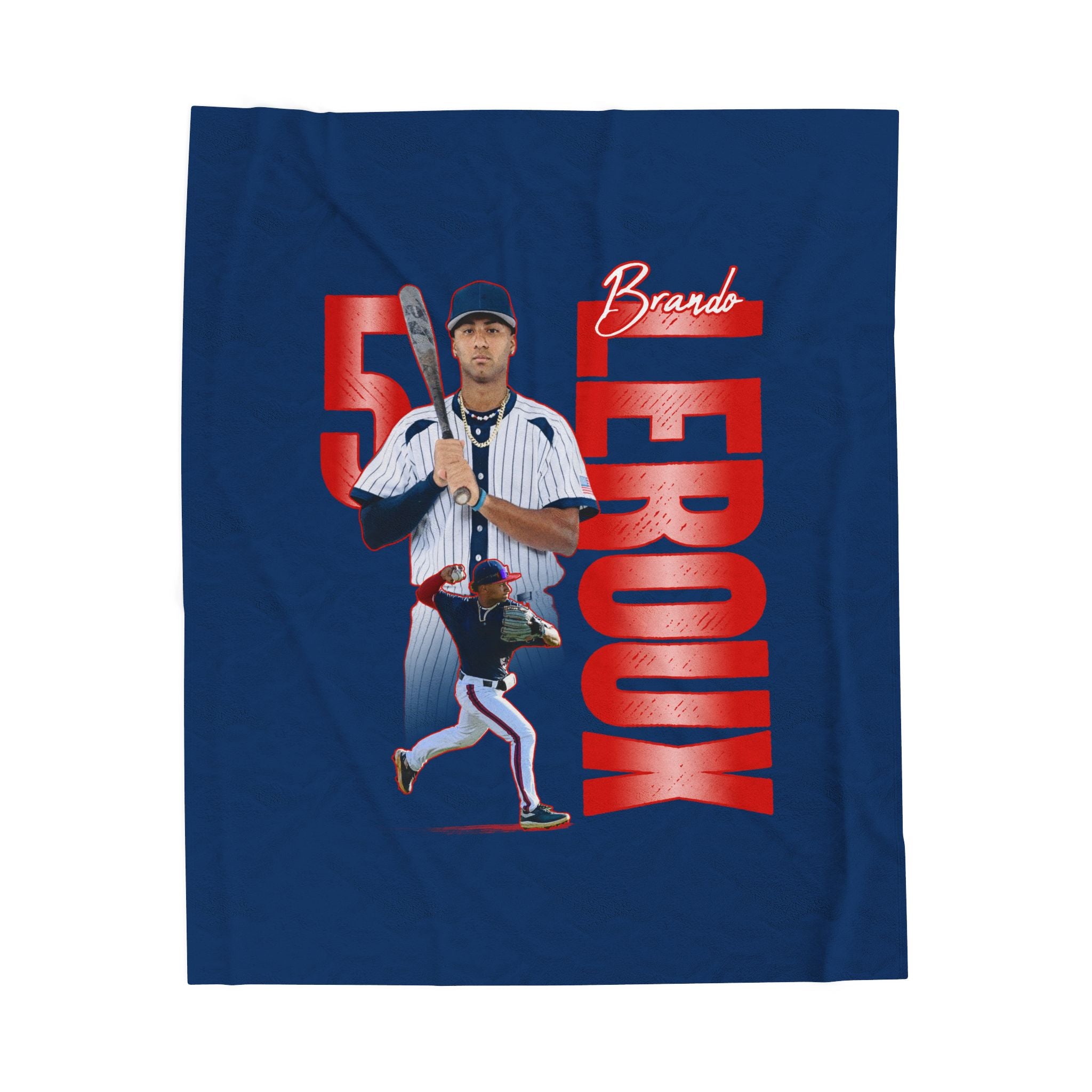 Brando Leroux Velveteen Plush Blanket