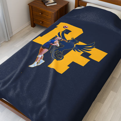 Phoenix Fogel Velveteen Plush Blanket