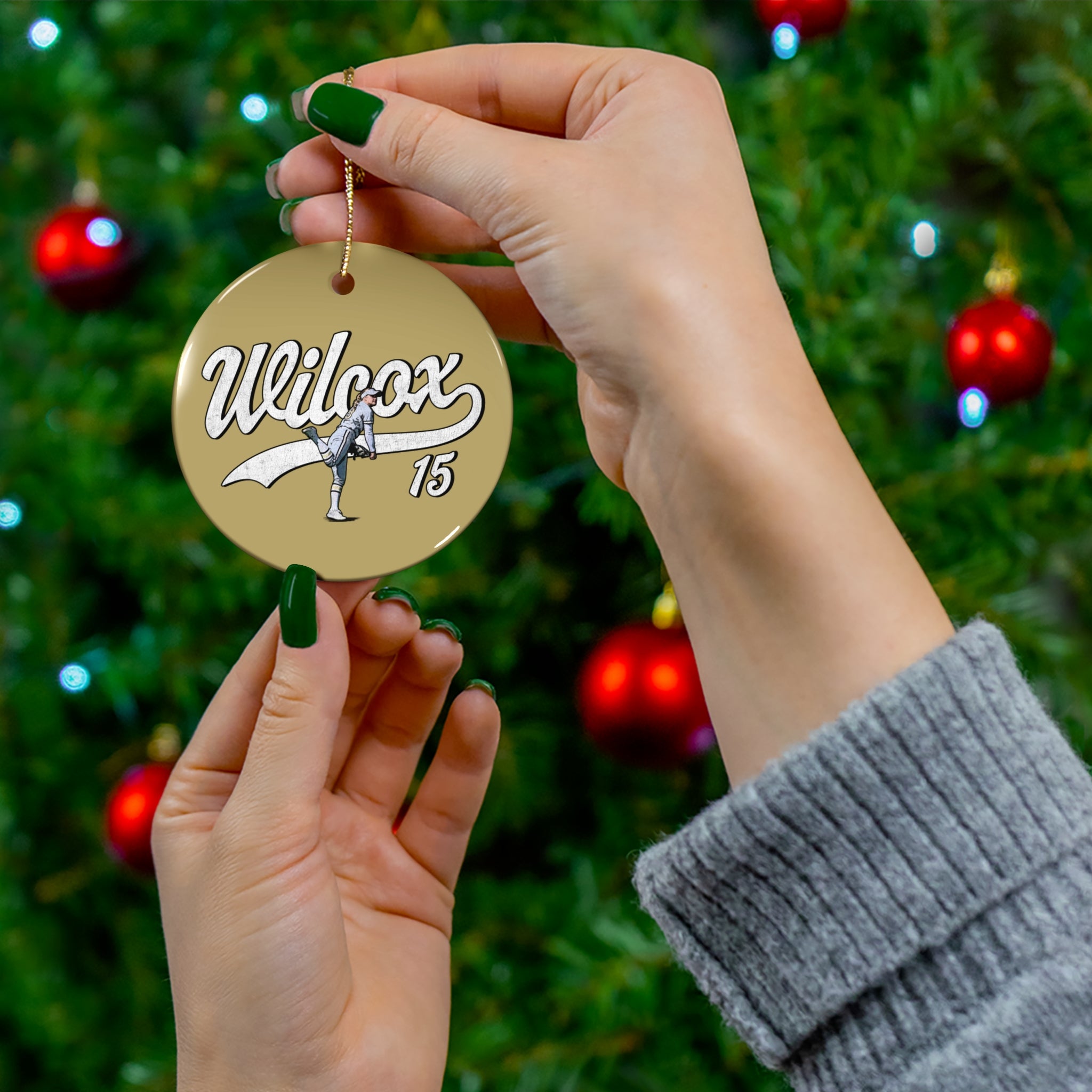 Izzy Wilcox Ceramic Ornament
