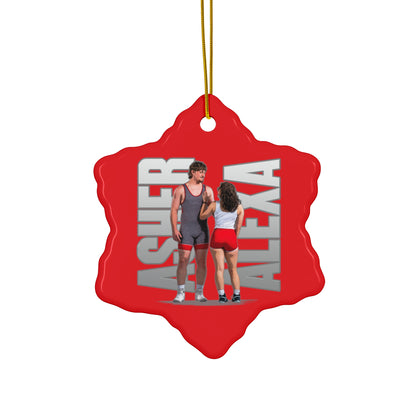 Asher & Alexa Ceramic Ornament