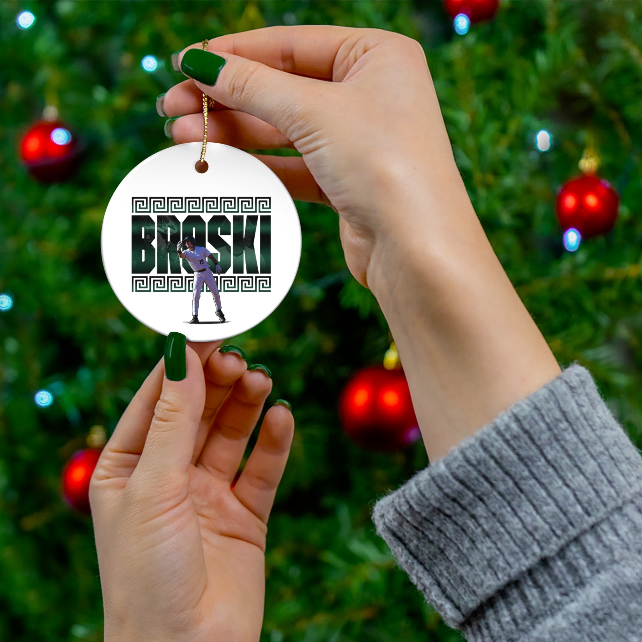 Adam Broski Ceramic Ornament