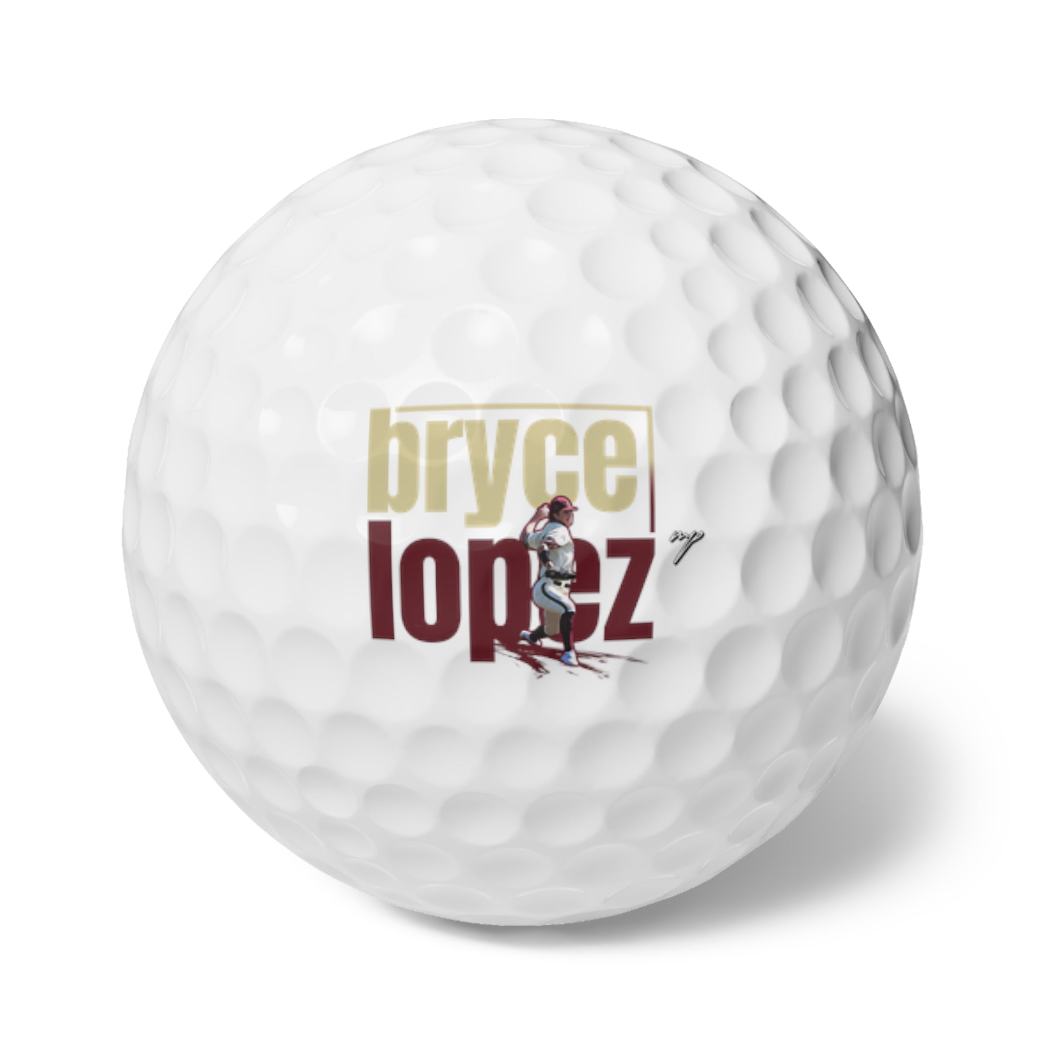Bryce Lopez Golf Balls, 6pc
