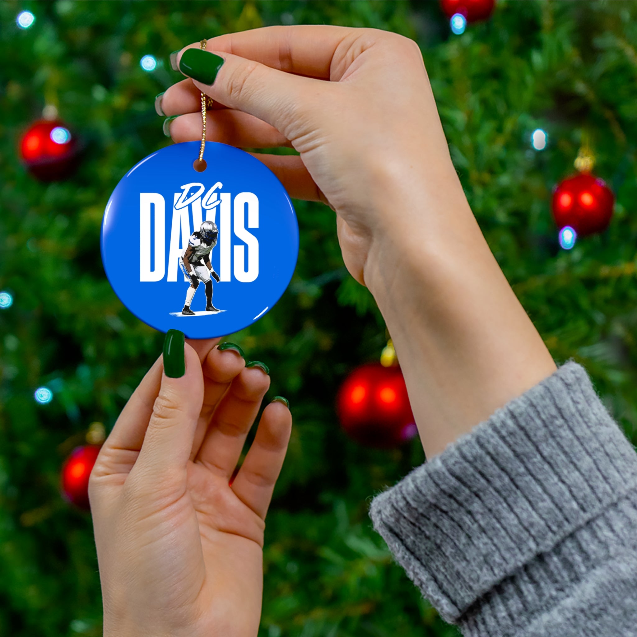 Dc Davis Ceramic Ornament