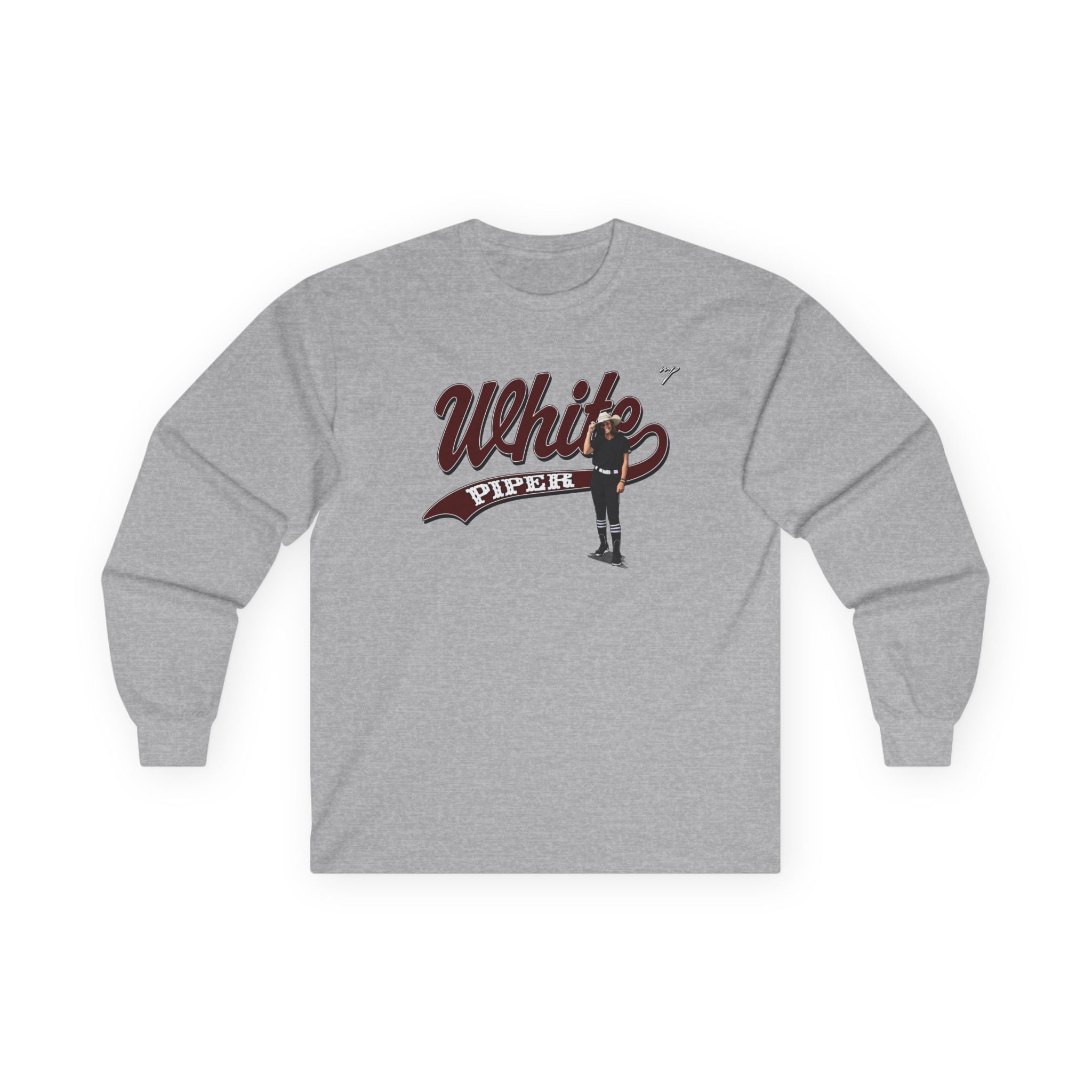 Piper White Long Sleeve Tee