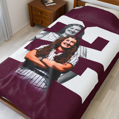 Makinzie Nelson Velveteen Plush Blanket