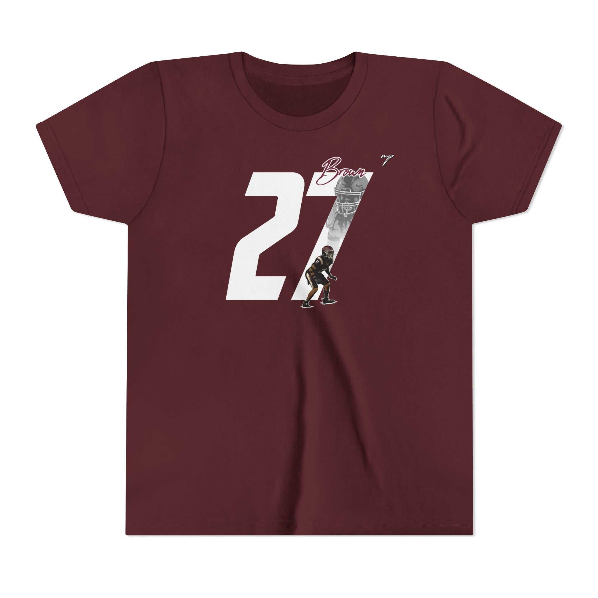 Reiheem Brown Youth Graphic Tee
