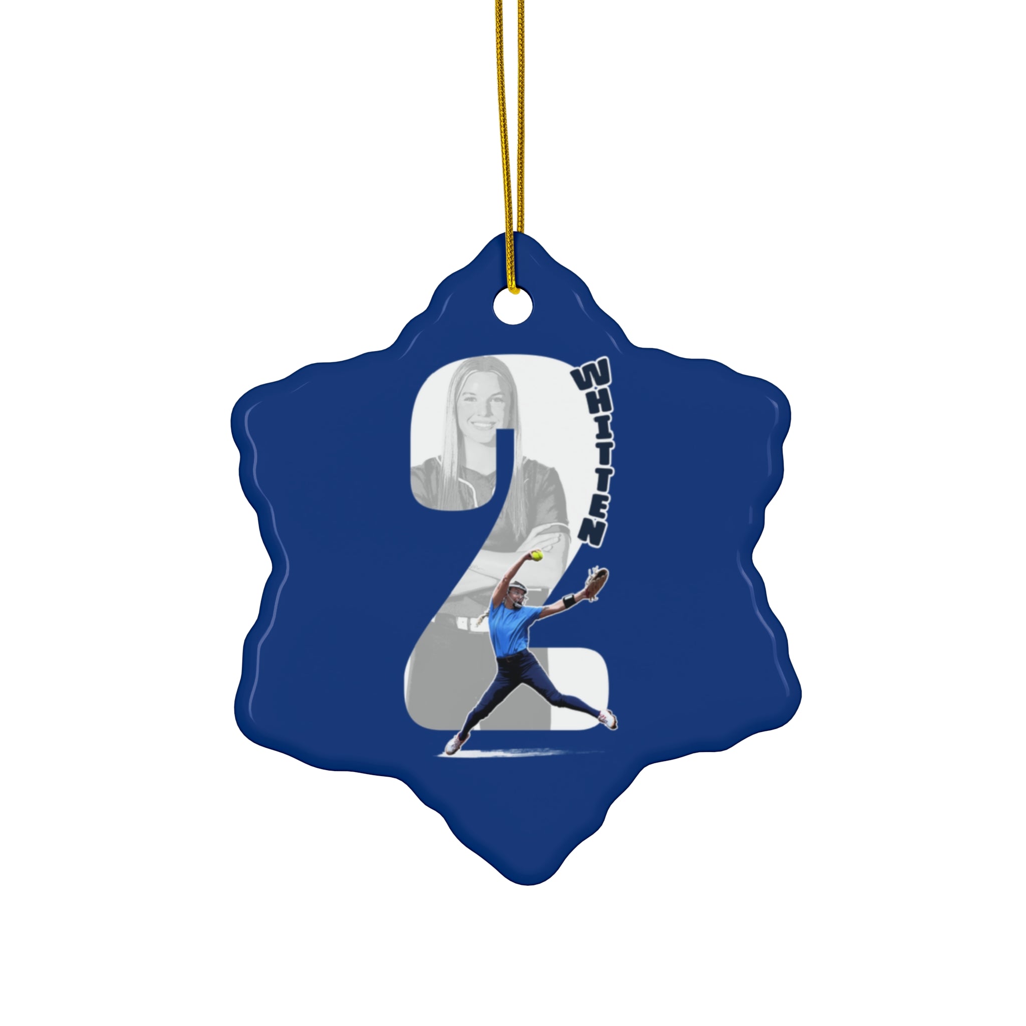 Lilly Whitten Ceramic Ornament