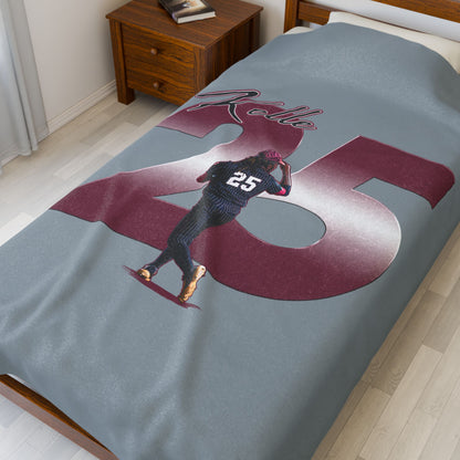 Mikelle Mason Velveteen Plush Blanket