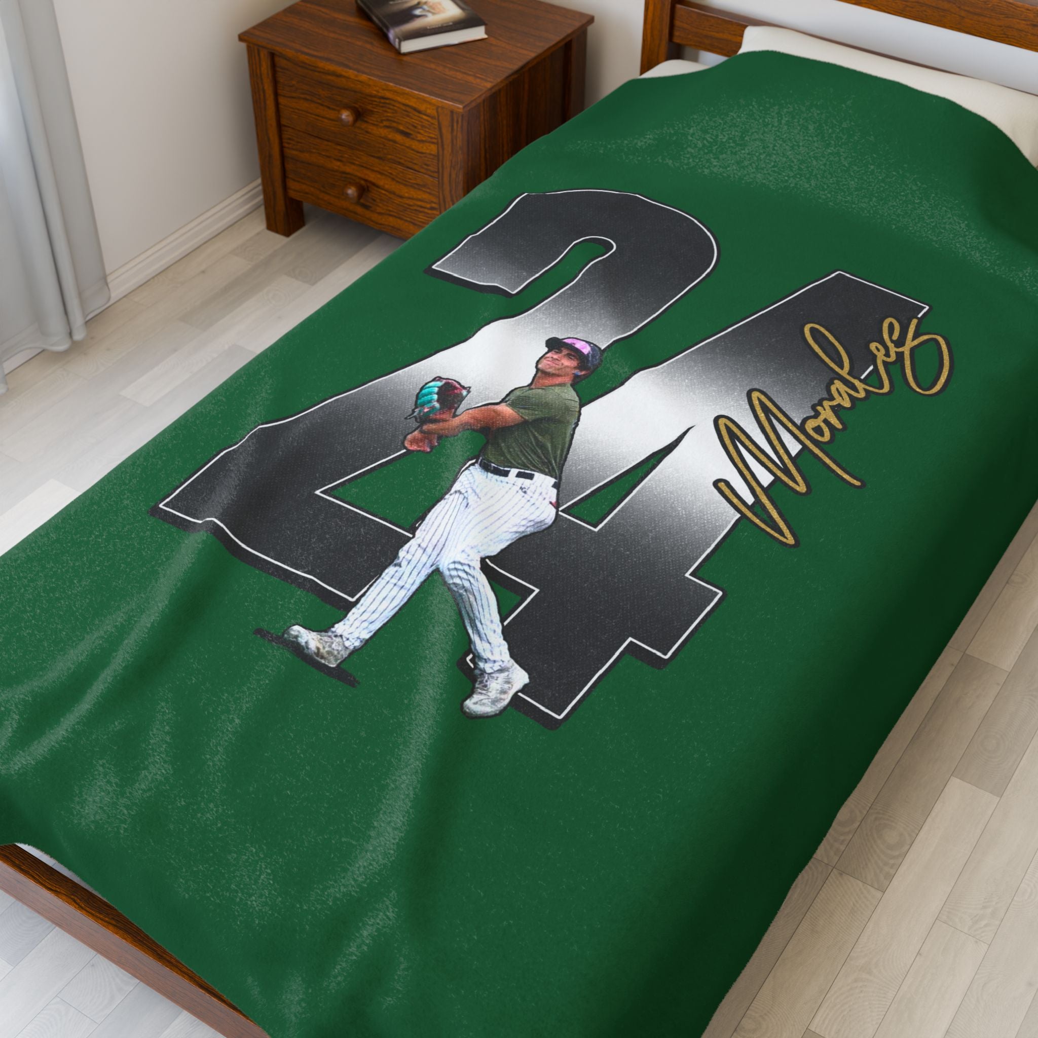 Mateo Morales Velveteen Plush Blanket