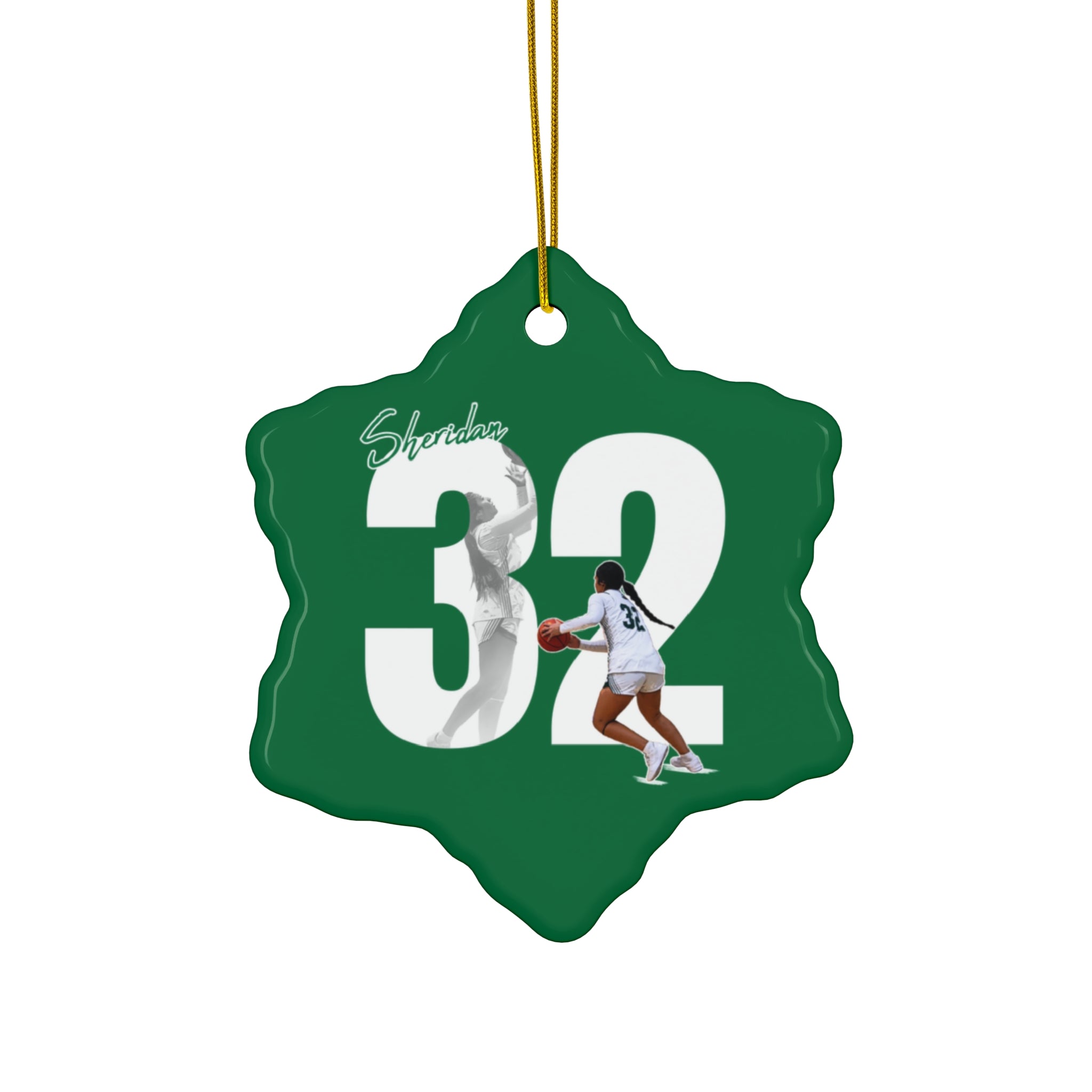 Jordyn Sheridan Ceramic Ornament