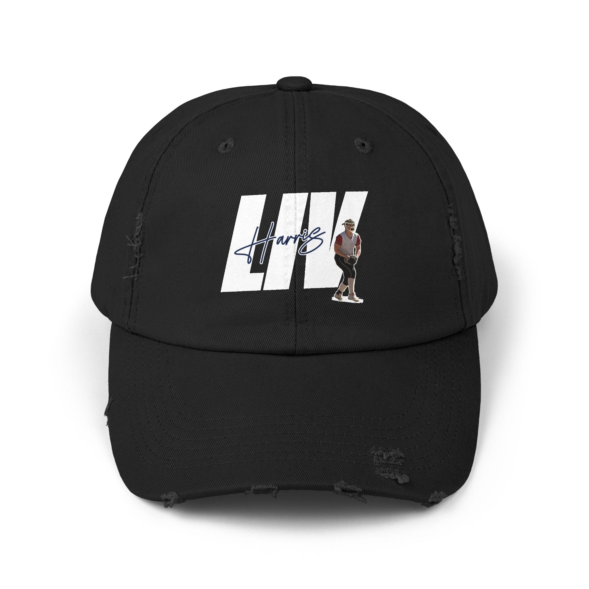 Alivia Harris Distressed Dad Cap