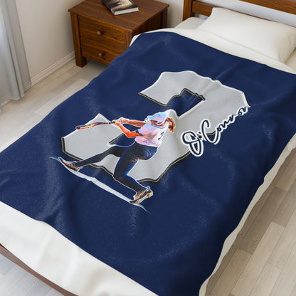 Kayleigh O'Connor Velveteen Plush Blanket